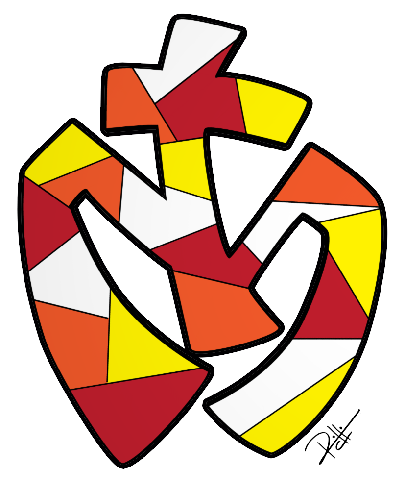 Vidriera cruz marianista | Richi SM