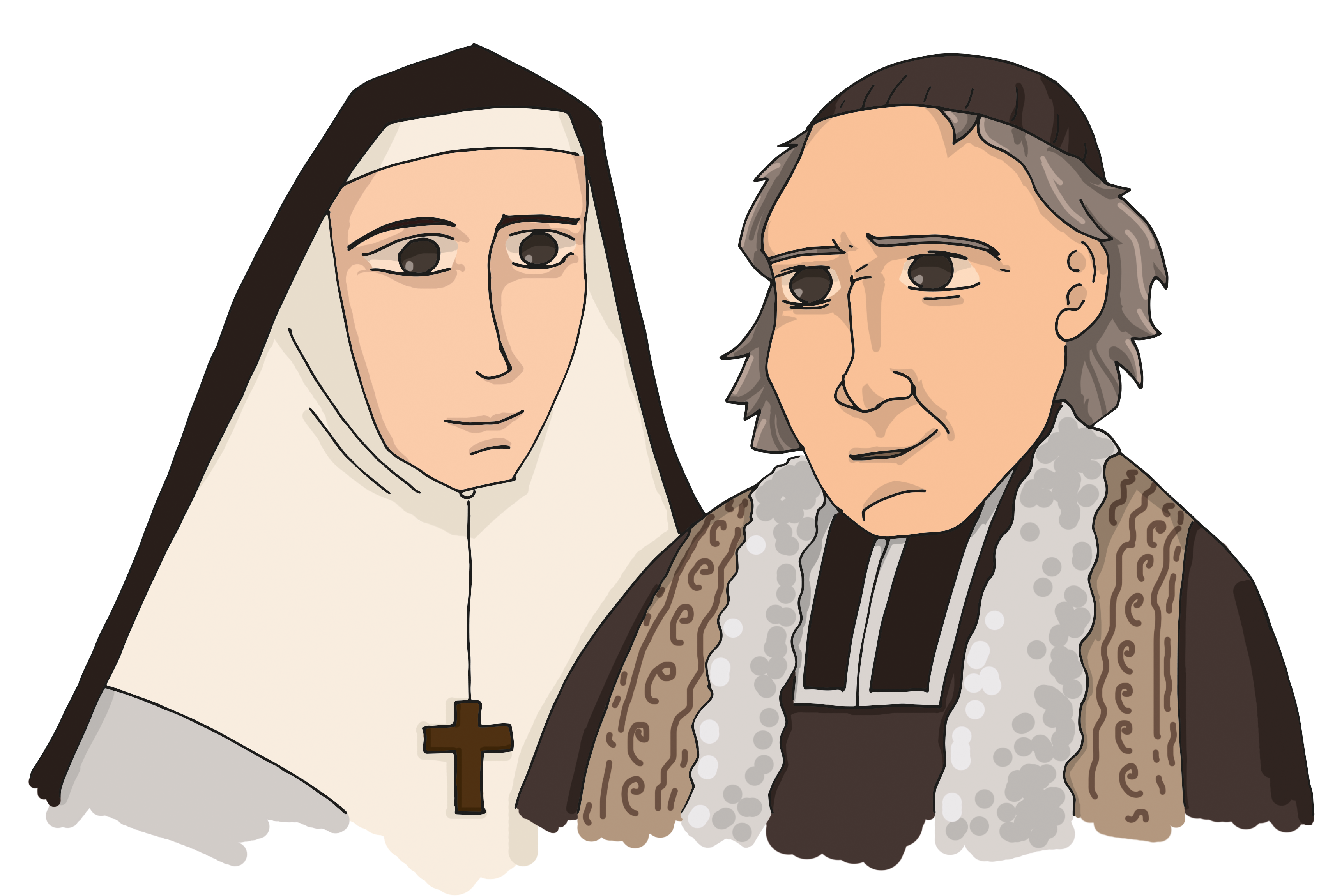 Dibujo de Adela y Chaminade | Sergio SM